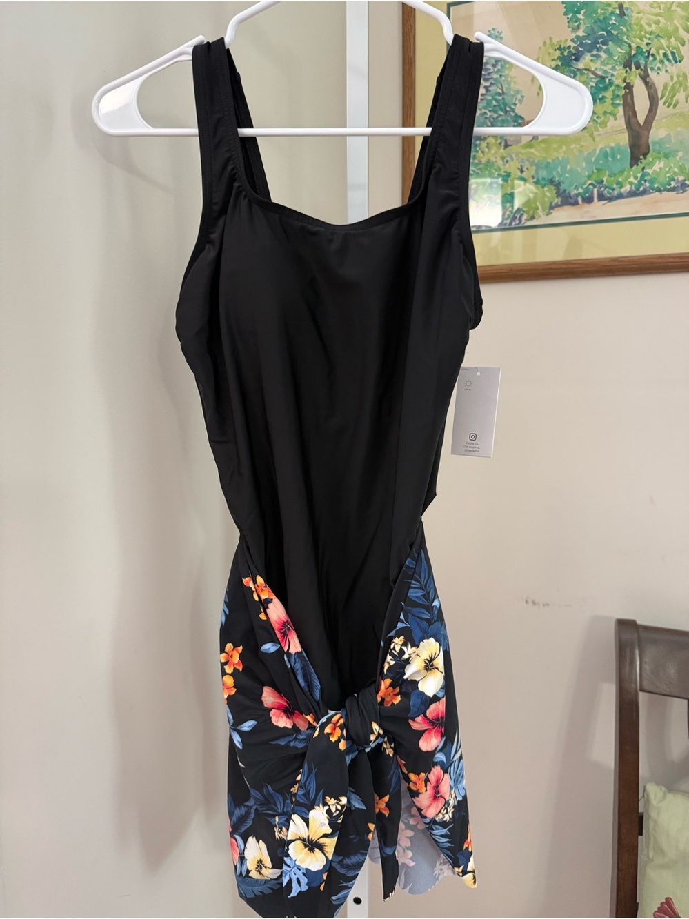 Lands End One Piece Swimsuit Dress. NWT. Size 4/6.
